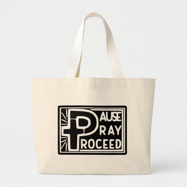 GRAND TOTE BAG PRATIQUE DE LA PAUSE (Devant)