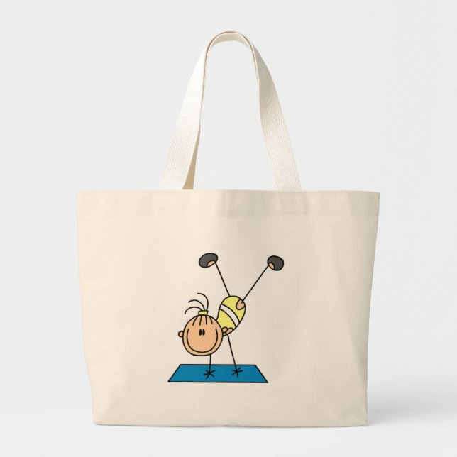 Grand Tote Bag Pratique en matière de gymnaste (Devant)