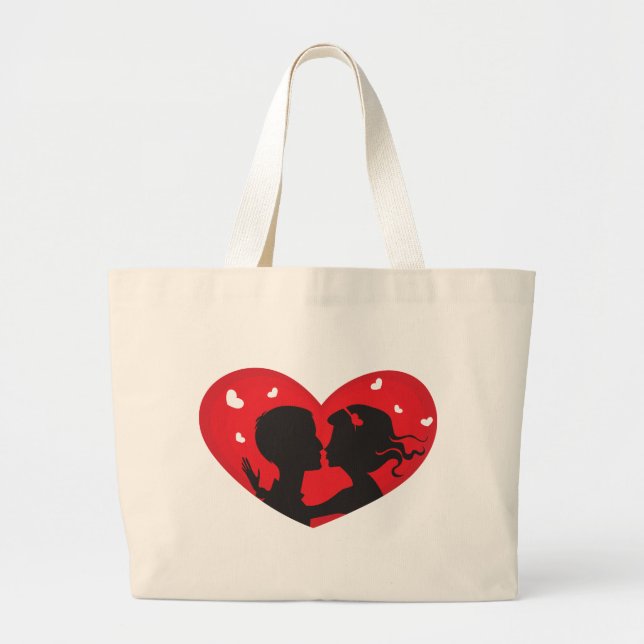 Grand Tote Bag Premier baiser (Devant)