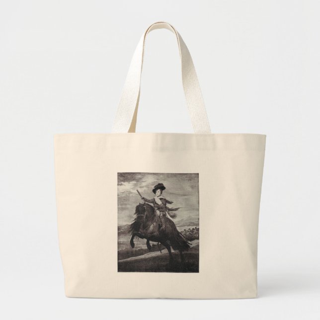 Grand Tote Bag Prince Balthasar à cheval par Velazque (Devant)