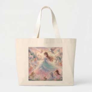 Grand Tote Bag Princesse adorée : Terre d'enchantement