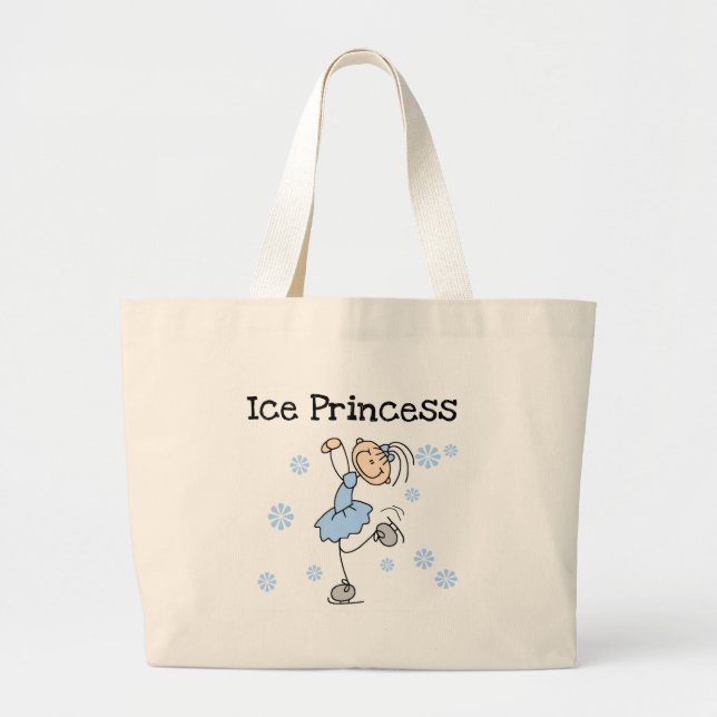 GRAND TOTE BAG PRINCESSE DE PATINAGE DE GLACE (Devant)