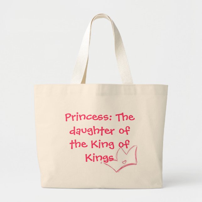 Grand Tote Bag Princesse : La fille du roi de rois fourre-tout (Devant)