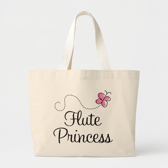 Grand Tote Bag Princesse mignonne de cannelure (Devant)