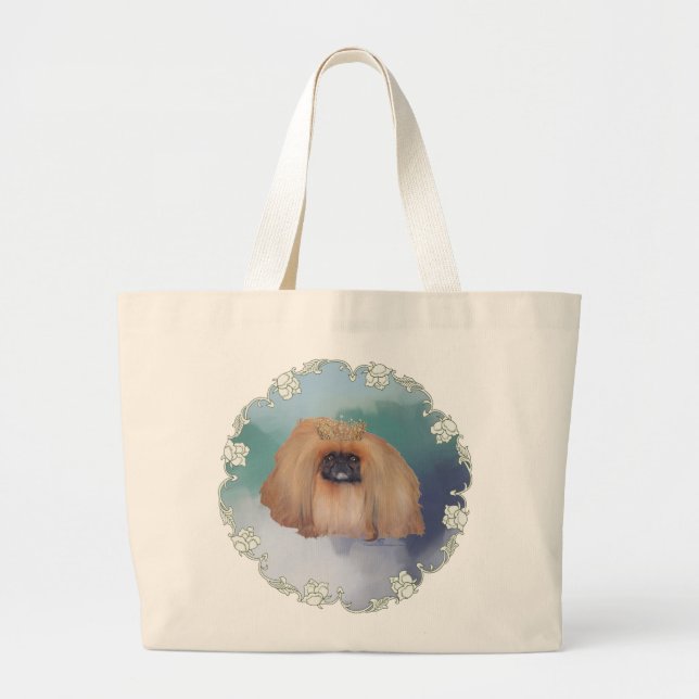 Grand Tote Bag Princesse Pékinoise de Glace (Devant)