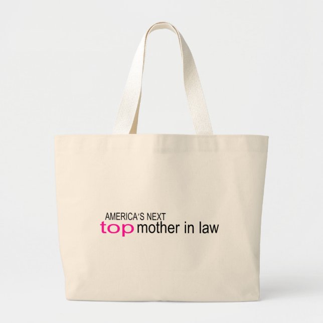 Grand Tote Bag Prochaine belle-mère supérieure des Amériques (Devant)