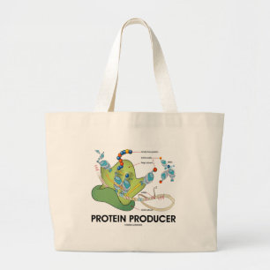 Grand Tote Bag Producteur de protéine (synthèse de protéine de