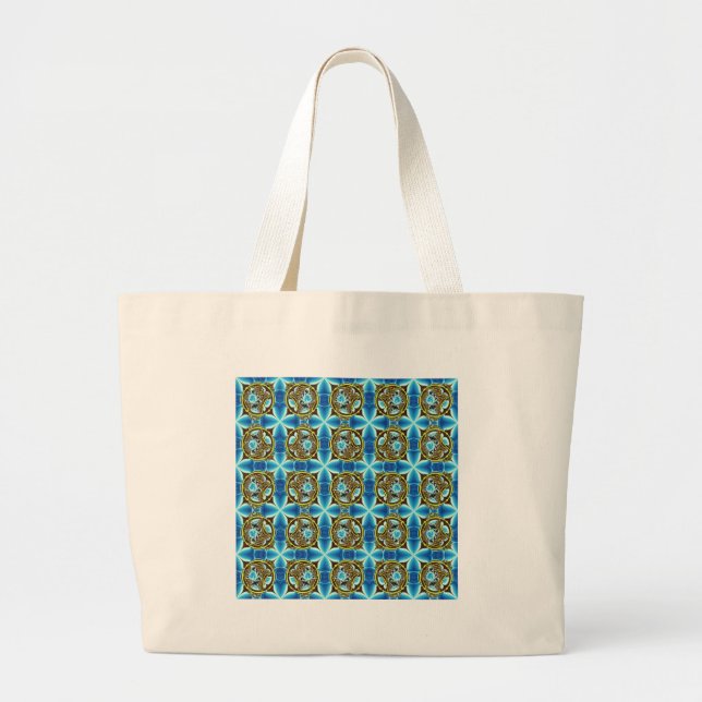 Grand Tote Bag produits multigéométriques (Devant)