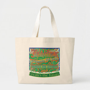 Grand Tote Bag Professeur créer le futur / Appréciation de l'ense