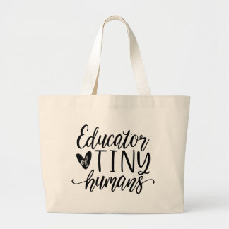 Grand Tote Bag Professeur Fourre-tout - éducateur des humains