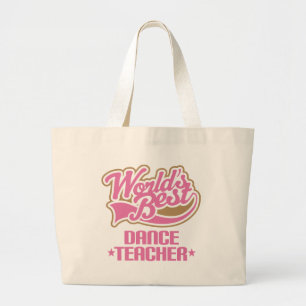 Grand Tote Bag Professeur mignon de danse