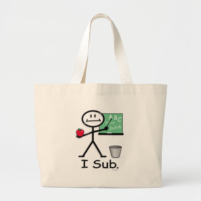 Grand Tote Bag Professeur remplaçant (Devant)