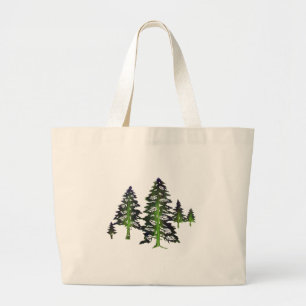 GRAND TOTE BAG PROFONDÉMENT LA FORÊT