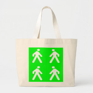 Grand Tote Bag Promenez-vous dans le vert