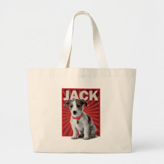 Grand Tote Bag Propriétaire d'animal familier de Jack Russell
