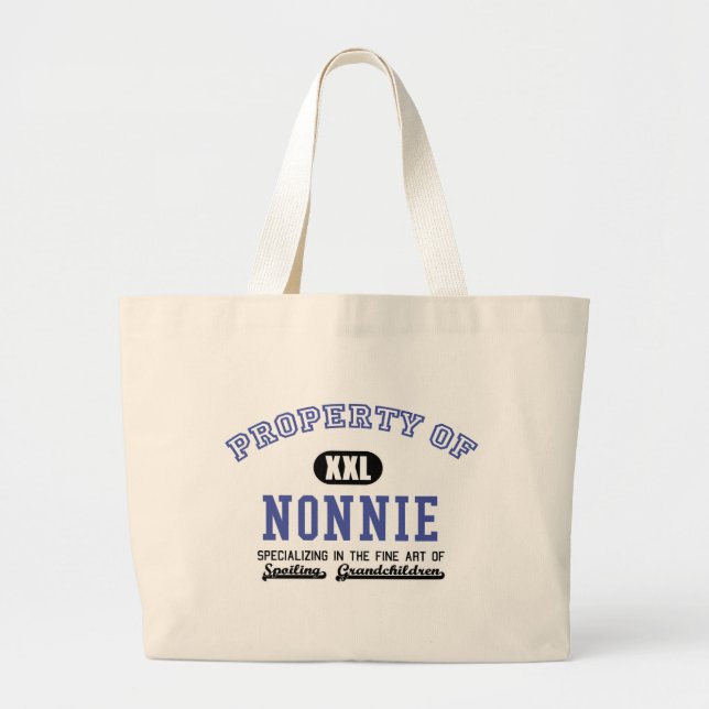 Grand Tote Bag Propriété de Nonnie (Devant)