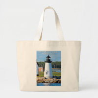 Prospect Harbour Lighthouse, carte postale Maine