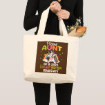 Grand Tote Bag Proud Aunt Of A 2023 Kindergarten Graduate<br><div class="desc">Proud Aunt Of A 2023 Kindergarten Graduate Unicorn Dabbing Gift. Perfect gift for your dad,  mom,  papa,  men,  women,  friend and family members on Thanksgiving Day,  Christmas Day,  Mothers Day,  Fathers Day,  4th of July,  1776 Independent day,  Veterans Day,  Halloween Day,  Patrick's Day</div>