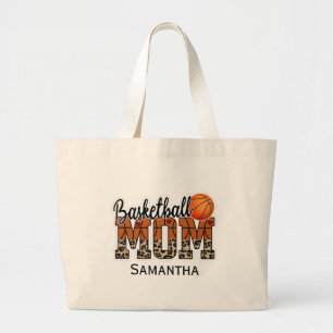Grand Tote Bag Proud Basketball Maman - Champion du côté cour