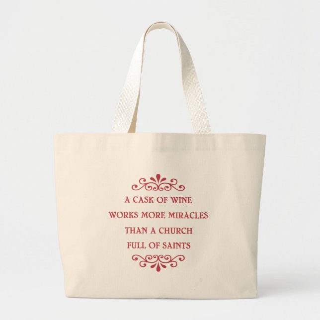 Grand Tote Bag Proverbe italien - CF (Devant)