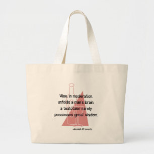 Grand Tote Bag Proverbe juif