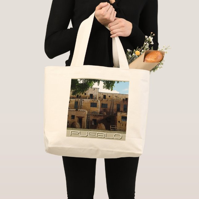 Grand Tote Bag Pueblo (Devant (produit))