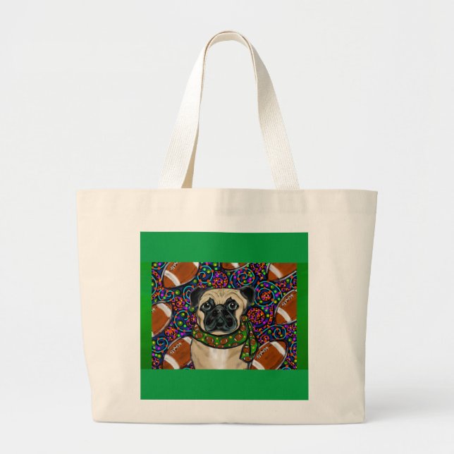 GRAND TOTE BAG PUG (Devant)