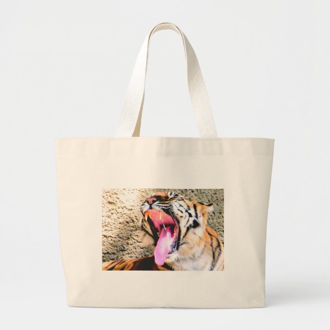 Grand Tote Bag Puissance du tigre_ (Devant)