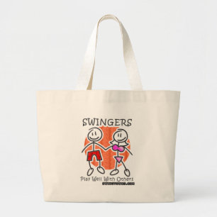Grand Tote Bag Puits de jeu de partouzeurs ensemble