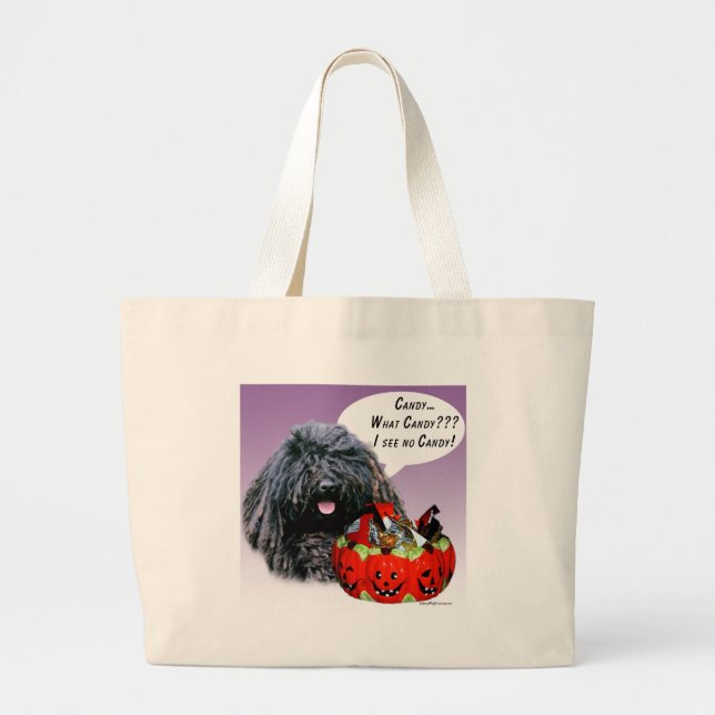 Grand Tote Bag Puli Halloween Candy (Devant)