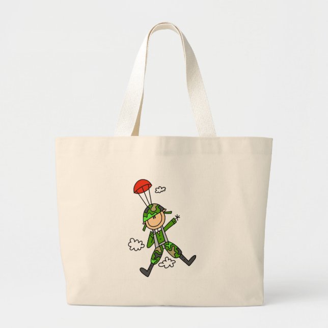 Grand Tote Bag Pullover de soldat (Devant)