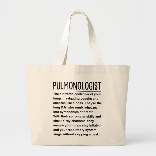 Grand Tote Bag Pulmonologue (Devant)