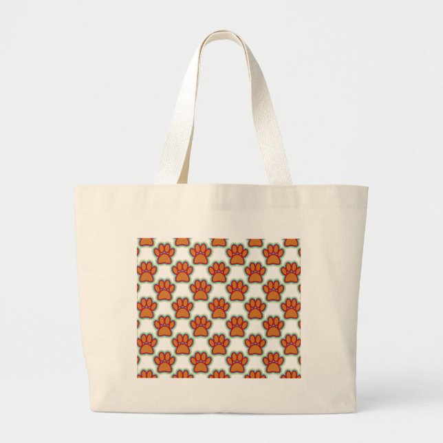 Grand Tote Bag Puppy Paws (Devant)
