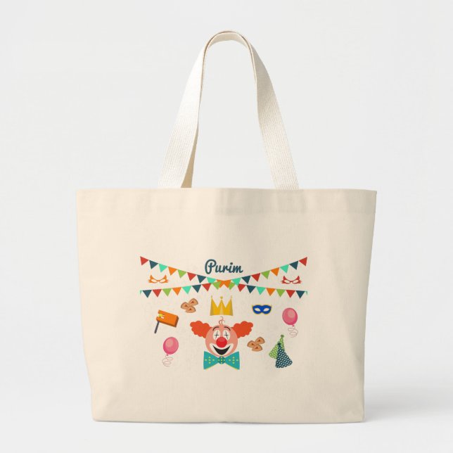 Grand Tote Bag purin (Devant)