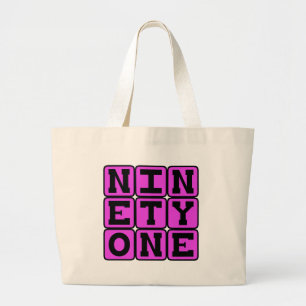 Grand Tote Bag Quatre-vingt-onze, Numéro 91