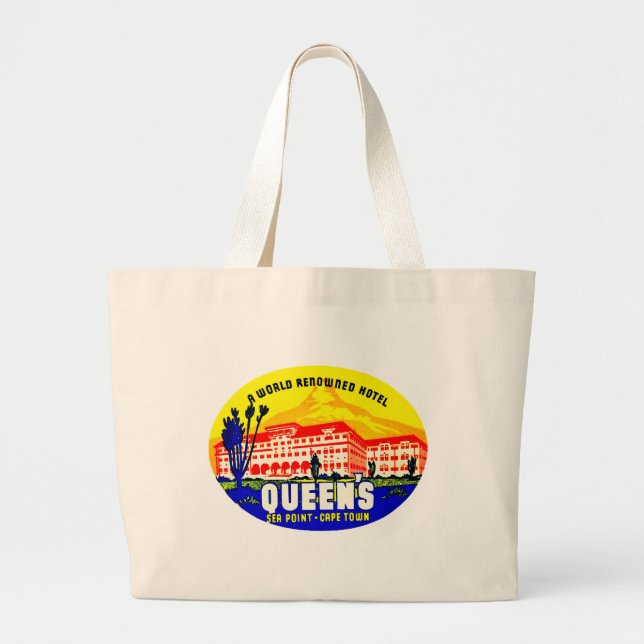 Grand Tote Bag Queen's Hotel Seapoint (Devant)