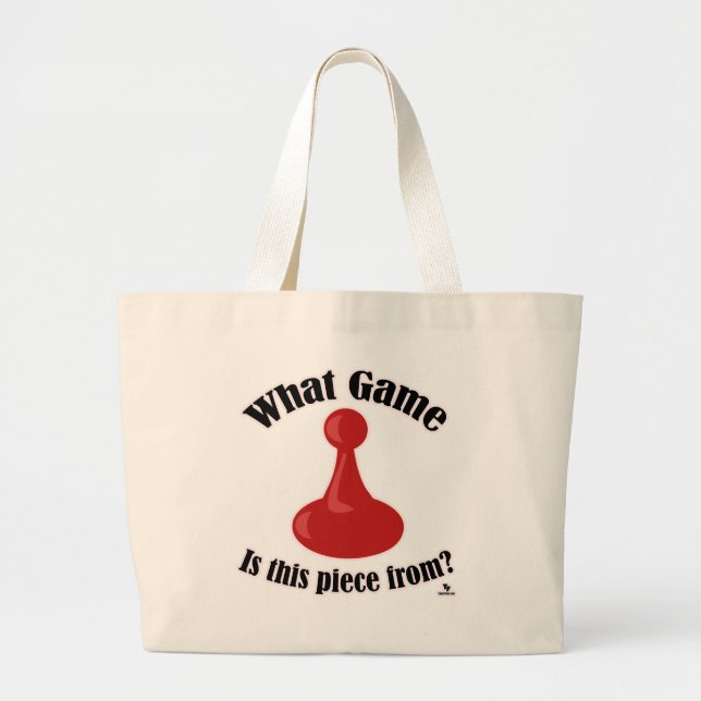 Grand Tote Bag Quel Jeu Est Ce Pièce De La Devise Épic (Devant)