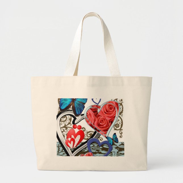 Grand Tote Bag Quelques unes de ma collection préférée de choses (Devant)