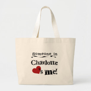 Grand Tote Bag Quelqu'un à Charlotte
