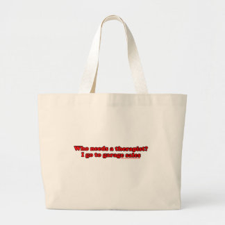 Grand Tote Bag Qui a besoin de thérapeutes T