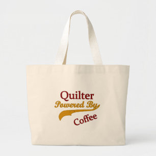 Grand Tote Bag Quilter a actionné par le café