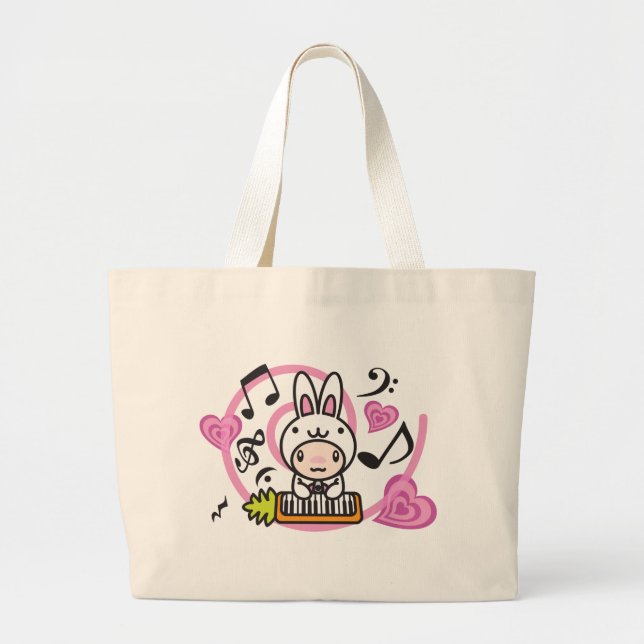 Grand Tote Bag Rabbit_Method (Devant)