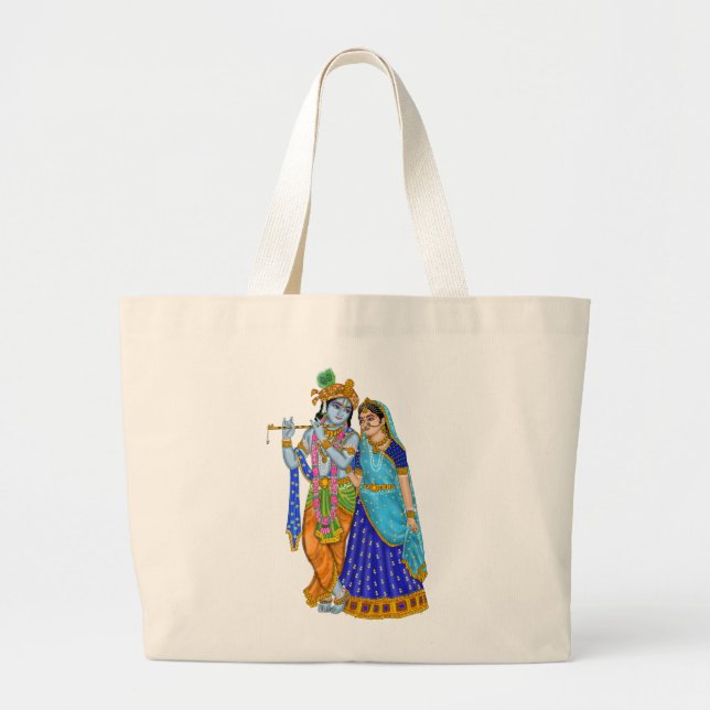 Grand Tote Bag Radha Krishna Tote Bags (Devant)