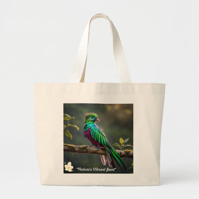 Grand Tote Bag "Rainforest Gem" (Devant)