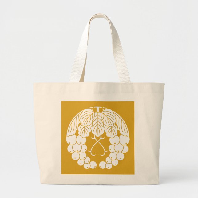 Grand Tote Bag Raisins pendus (Devant)