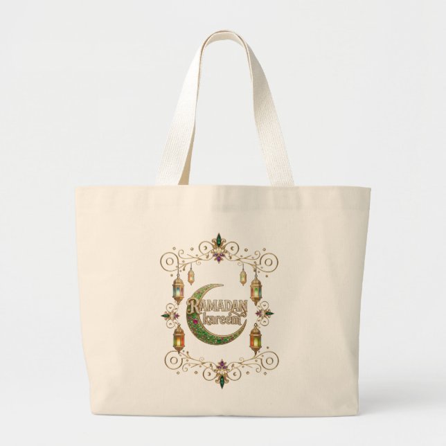 Grand Tote Bag Ramadan Karim (Devant)