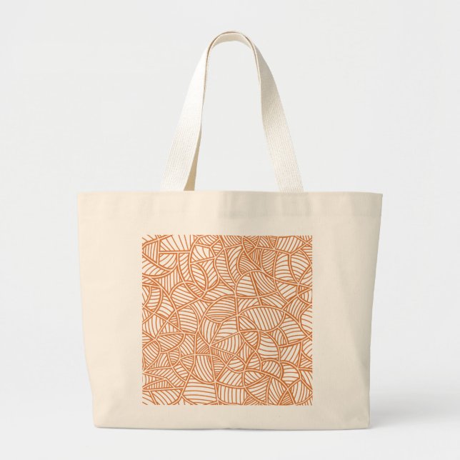 Grand Tote Bag Random Leaf Mosaic (Devant)