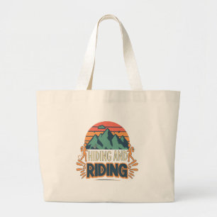 Grand Tote Bag Randonnée où les voyages deviennent des aventures