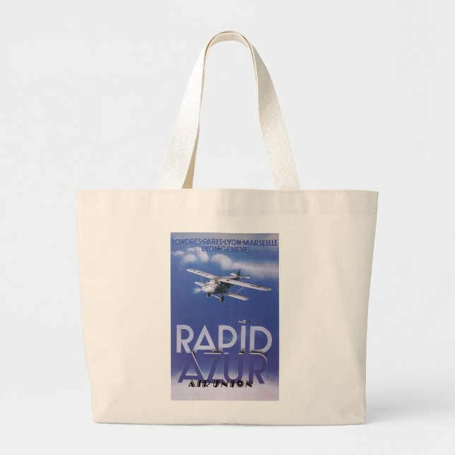 Grand Tote Bag Rapid Azur (Devant)