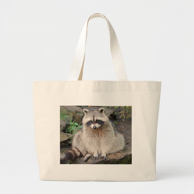 Grand Tote Bag Raton laveur (Devant)